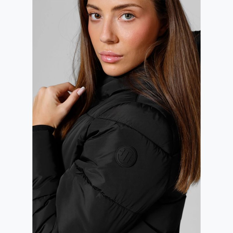 Women's winter jacket Pitbull Vista Quilted Hooded black 4