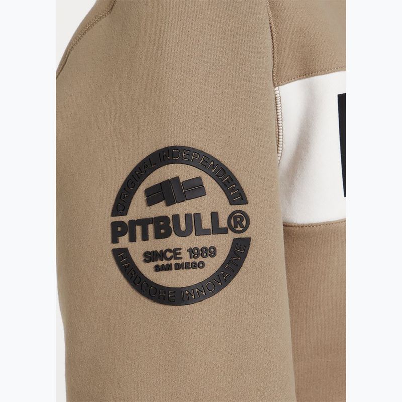 Men's Pitbull Sherwood Crewneck sweatshirt pale sand 4