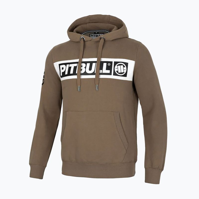 Men's Pitbull Sherwood Hooded sweatshirt brown 6