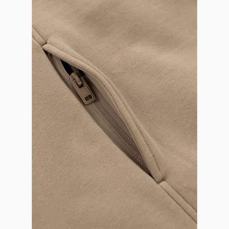 Men's Pitbull Hilltop 2 Hooded brown/pale sand sweatshirt 10