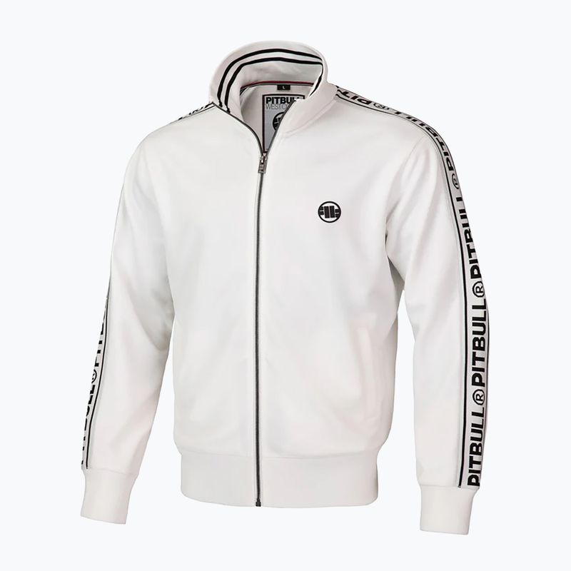 Men's Pitbull Trackjacket Tape Logo Terry Group off white