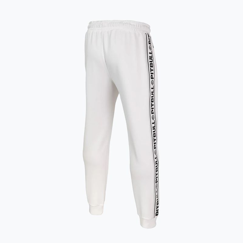 Men's Pitbull Trackpants Tape Logo Terry Group off white 6