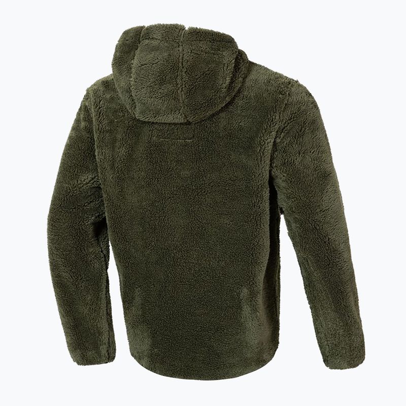 Men's sweatshirt Pitbull Aragon Hooded olive 8