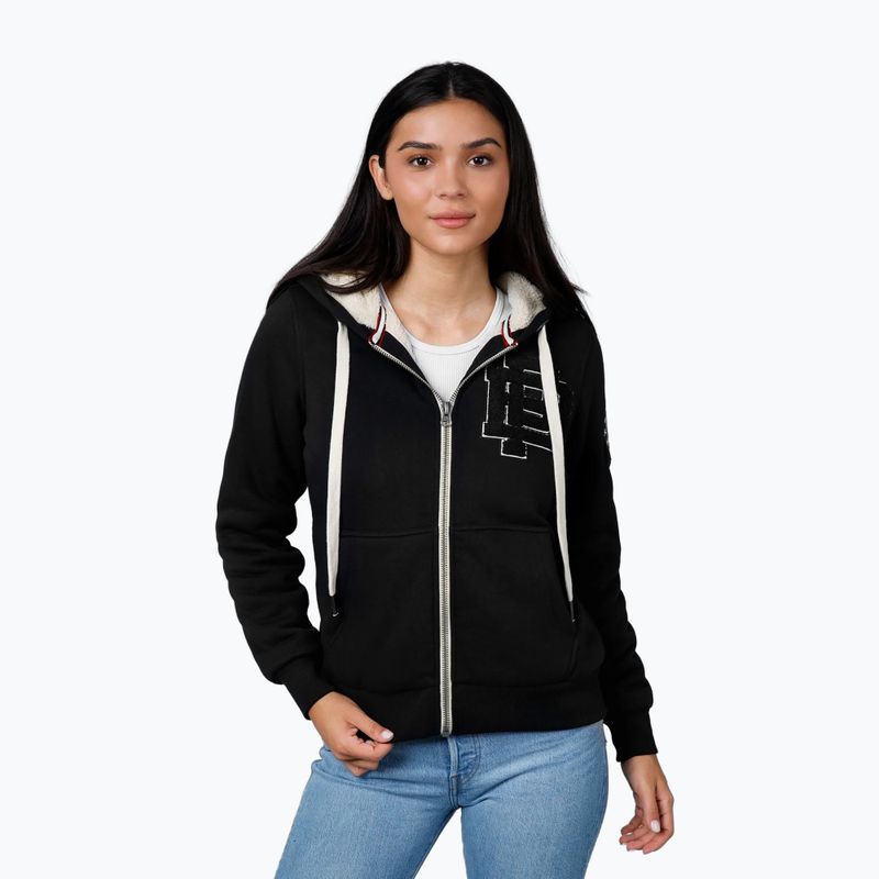 Women's sweatshirt Pitbull Sherpa Ruffina Hooded Zip black