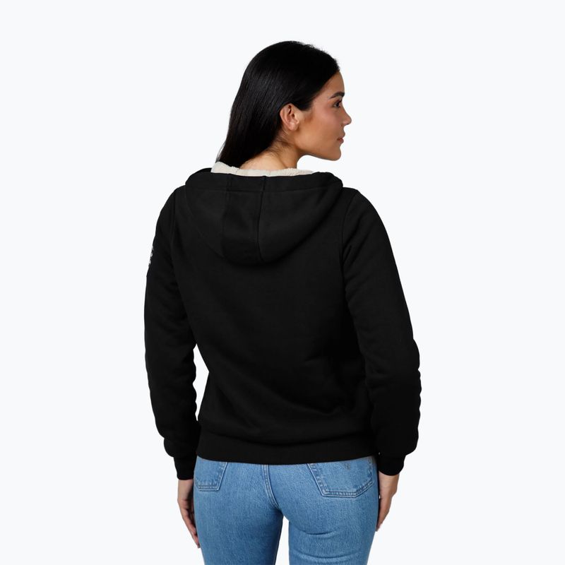 Women's sweatshirt Pitbull Sherpa Ruffina Hooded Zip black 2
