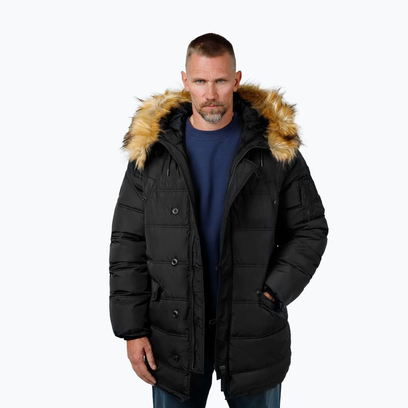 Men's winter jacket Pitbull Kingston 2 Parka black 4