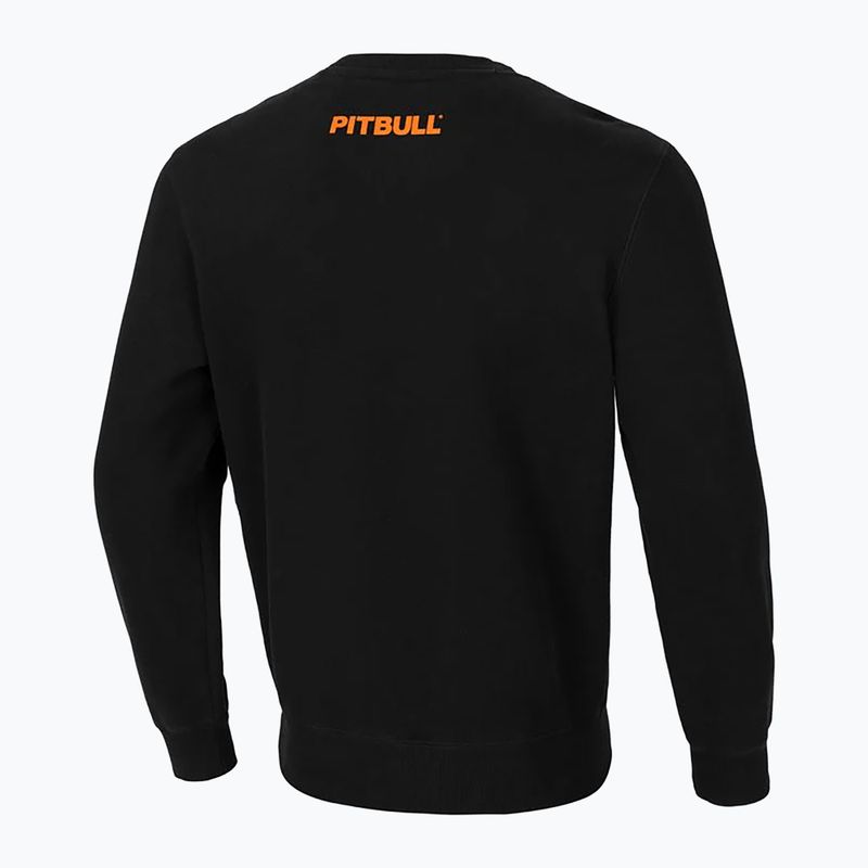 Men's Pitbull West Coast Crewneck Sweatshirt Orange Dog 24 black 2