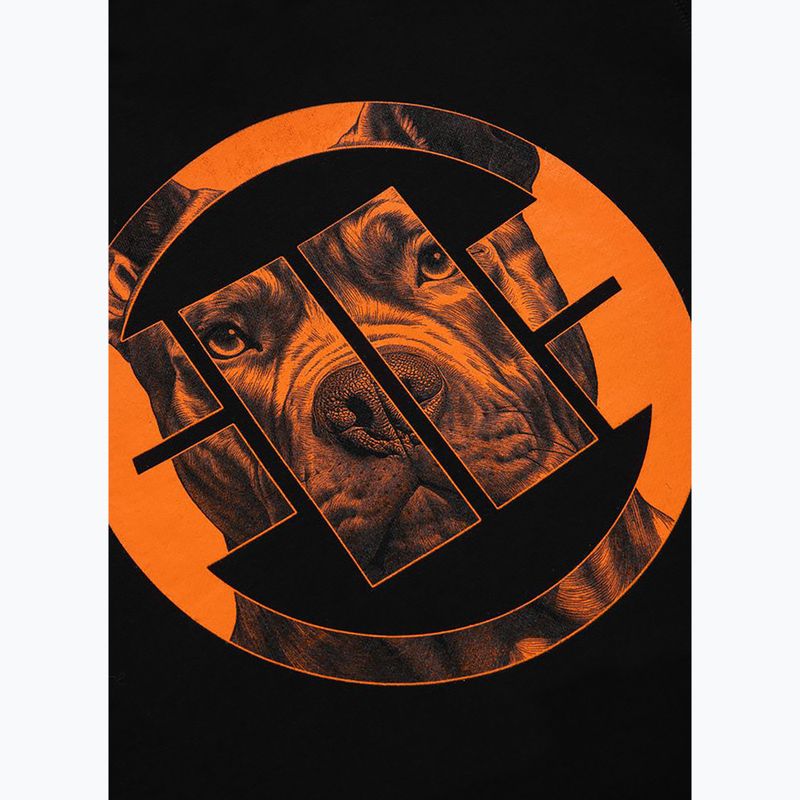 Men's Pitbull West Coast Crewneck Sweatshirt Orange Dog 24 black 4