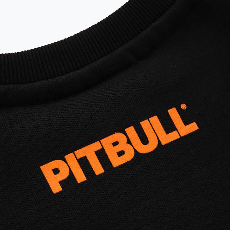Men's Pitbull West Coast Crewneck Sweatshirt Orange Dog 24 black 5