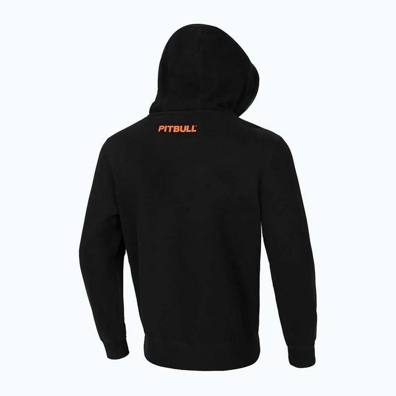 Men's Pitbull West Coast Hooded Orange Dog 24 black sweatshirt 3