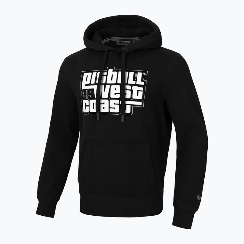 Men's Pitbull West Coast Hooded Most Wanted sweatshirt black