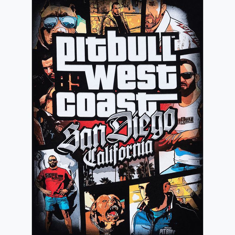 Men's Pitbull West Coast Hooded Most Wanted sweatshirt black 4