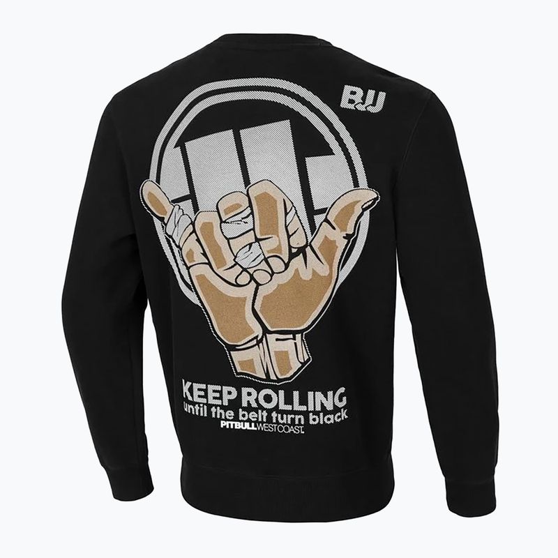 Men's Pitbull West Coast Crewneck Sweatshirt Keep Rolling black 2