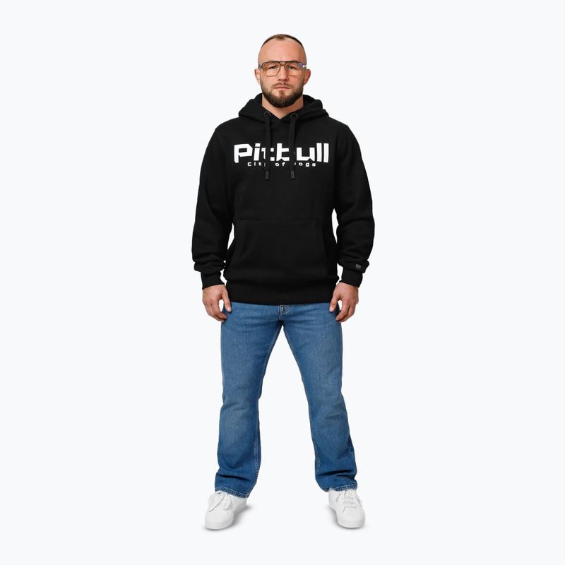 Men's Pitbull Hooded City Of Dogs sweatshirt black 2