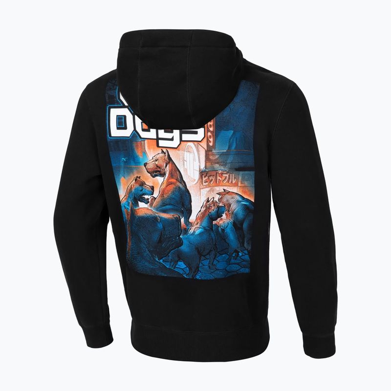 Men's Pitbull Hooded City Of Dogs sweatshirt black 5