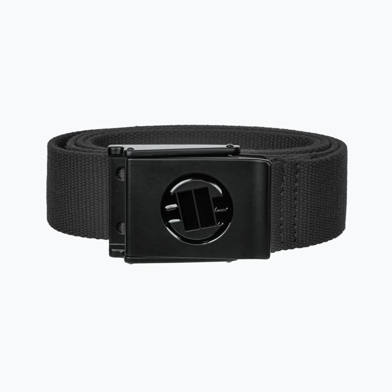Pitbull Hilltop Embossed Webbing trouser belt graphite
