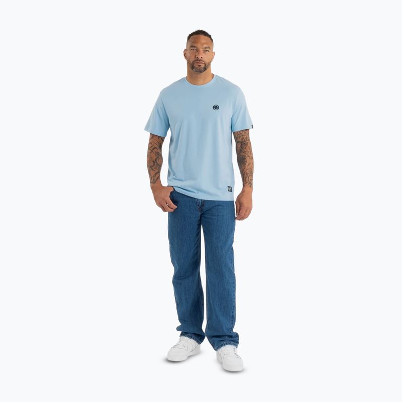 Men's T-shirt Pitbull Small Logo light blue 2