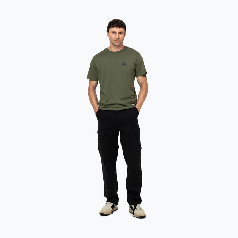 Men's T-shirt Pitbull Small Logo olive 2