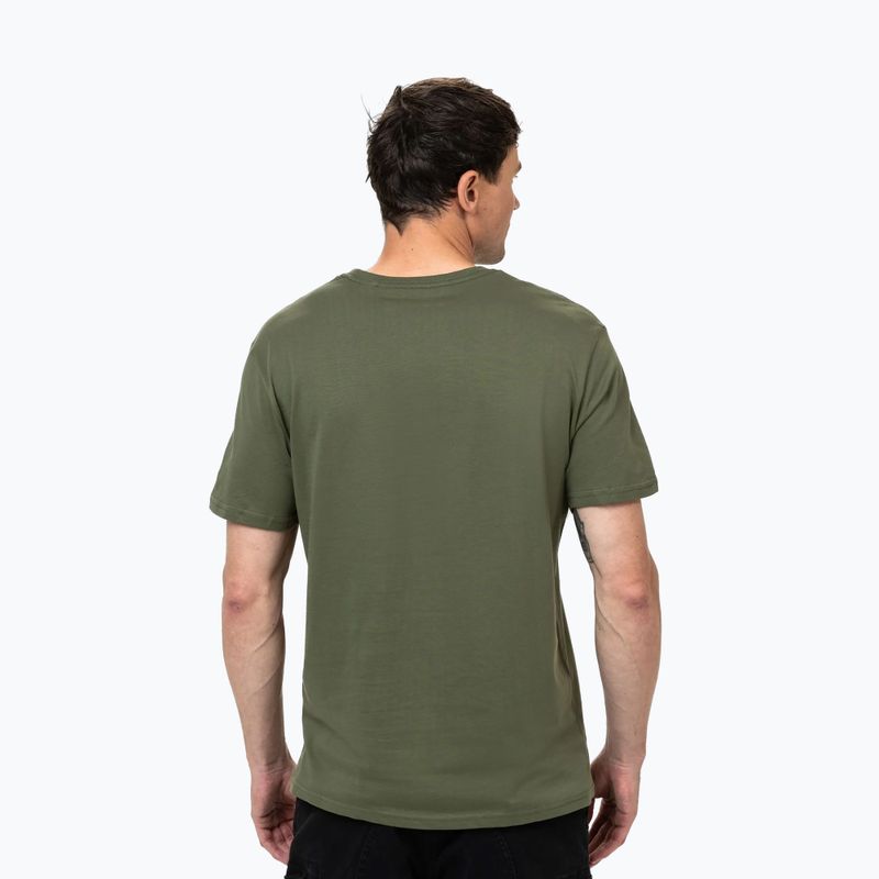 Men's T-shirt Pitbull Small Logo olive 3
