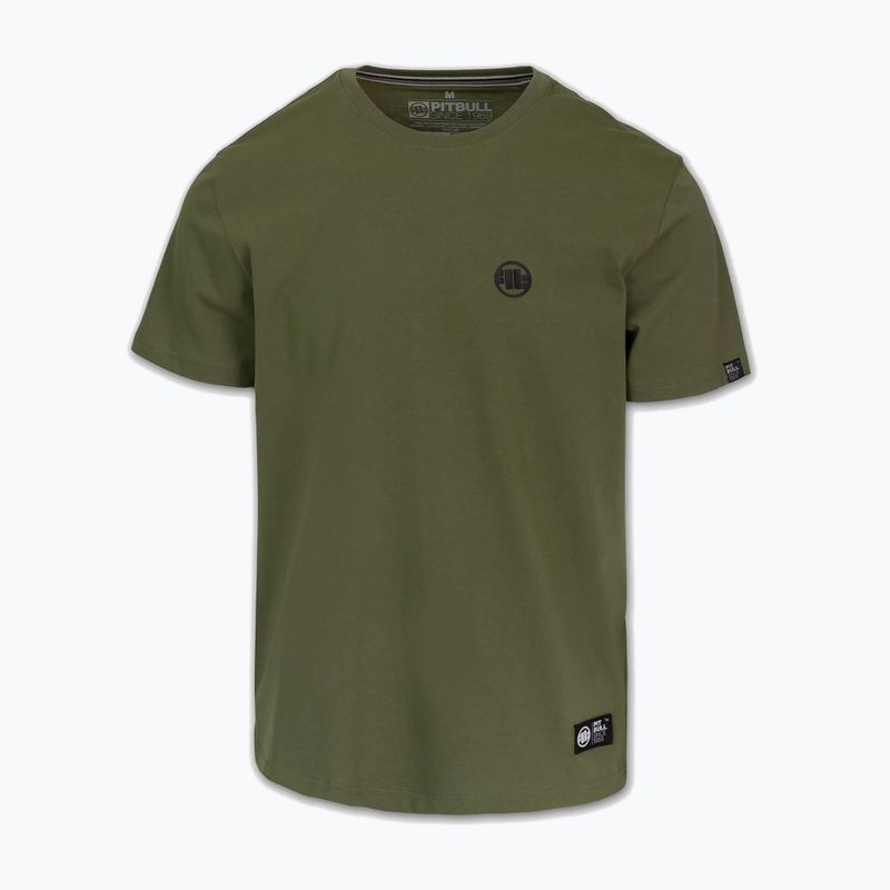 Men's T-shirt Pitbull Small Logo olive 4