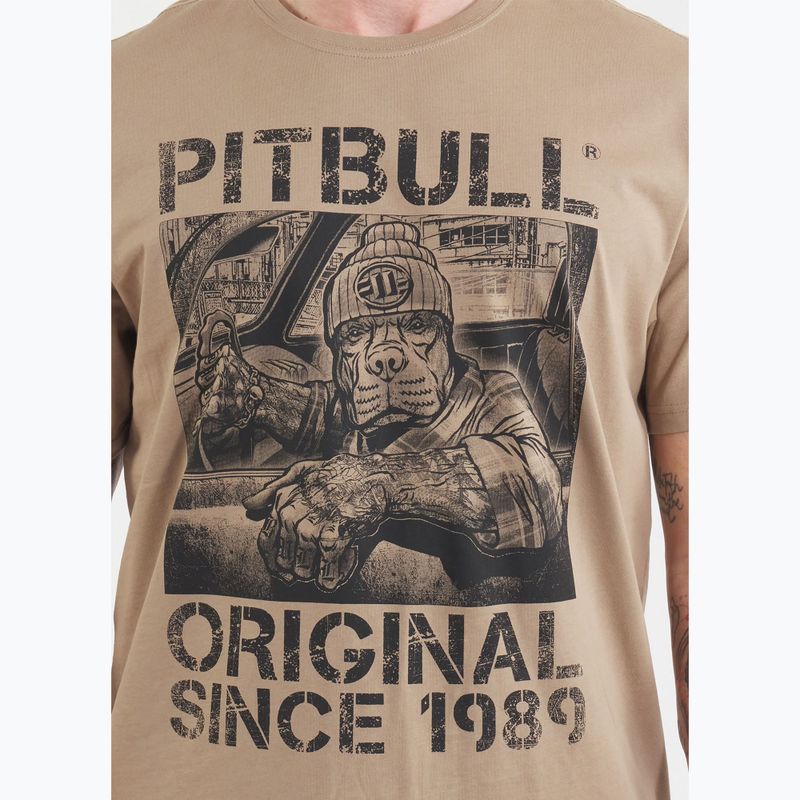 Pitbull Drive dark sand men's t-shirt 4