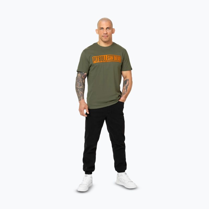 Pitbull Eighty Nine Dog men's t-shirt dark olive 2