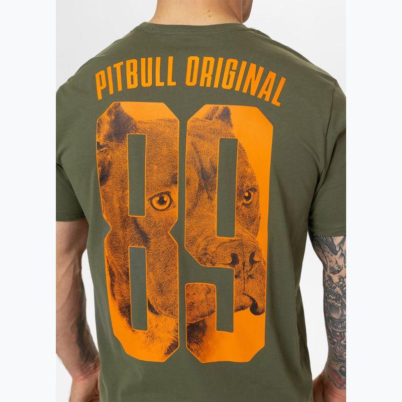 Pitbull Eighty Nine Dog men's t-shirt dark olive 4