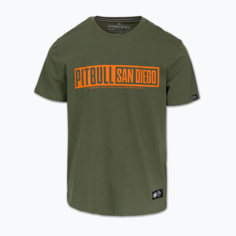 Pitbull Eighty Nine Dog men's t-shirt dark olive 5