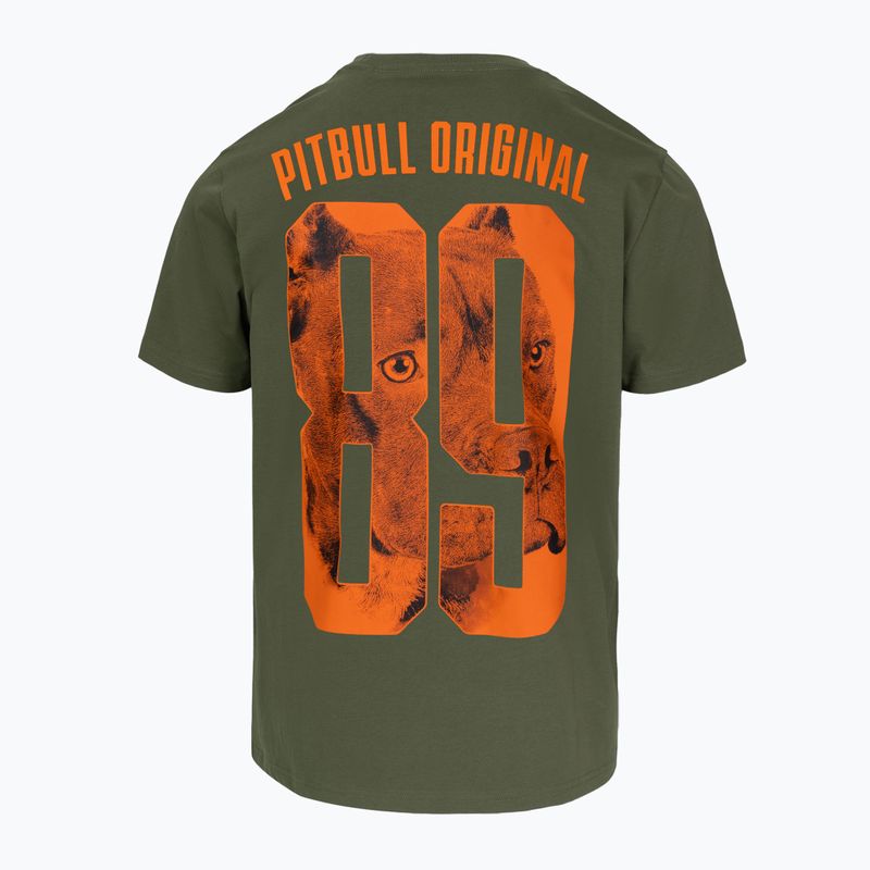 Pitbull Eighty Nine Dog men's t-shirt dark olive 6