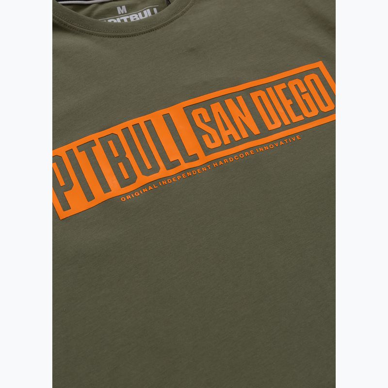 Pitbull Eighty Nine Dog men's t-shirt dark olive 8