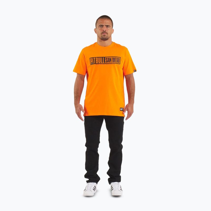 Pitbull Eighty Nine Dog men's t-shirt orange 2