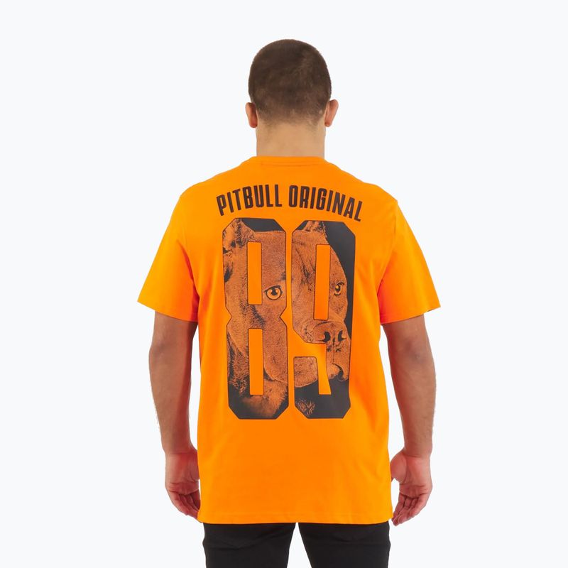 Pitbull Eighty Nine Dog men's t-shirt orange 3