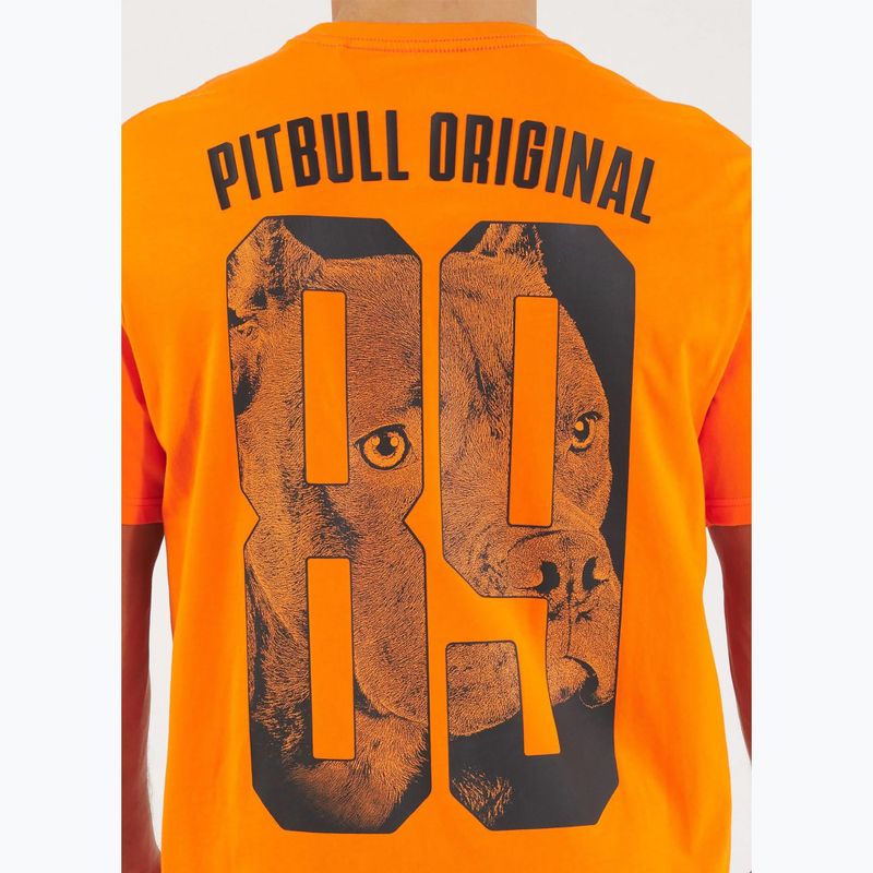 Pitbull Eighty Nine Dog men's t-shirt orange 4