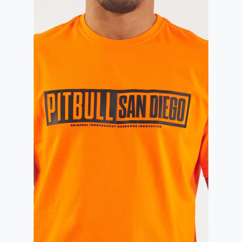 Pitbull Eighty Nine Dog men's t-shirt orange 5