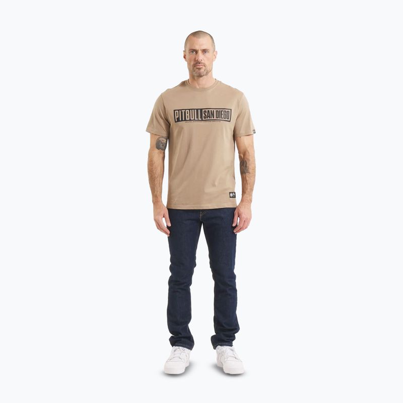 Pitbull Eighty Nine Dog dark sand men's t-shirt 2