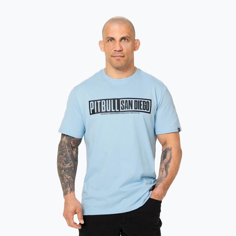 Pitbull Eighty Nine Dog men's t-shirt light blue