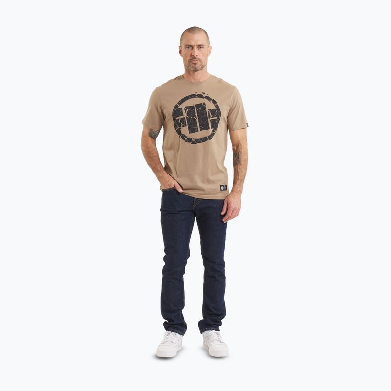 Men's T-shirt Pitbull Scratch dark sand 2