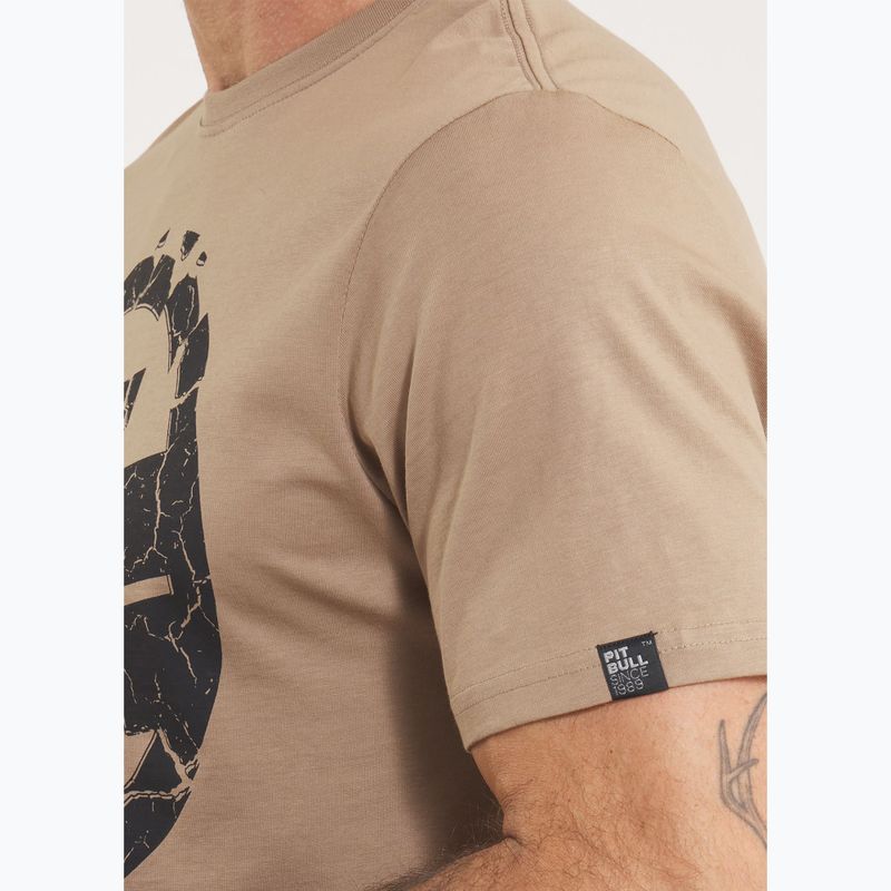 Men's T-shirt Pitbull Scratch dark sand 5
