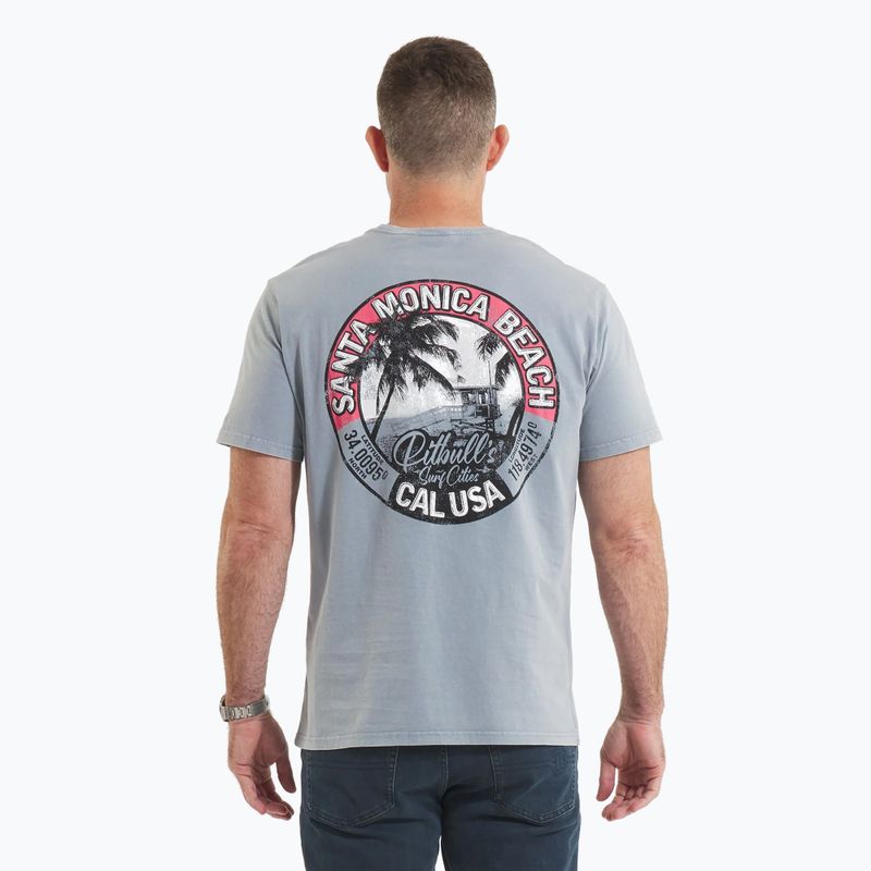 Pitbull Oceanside blue men's t-shirt 4