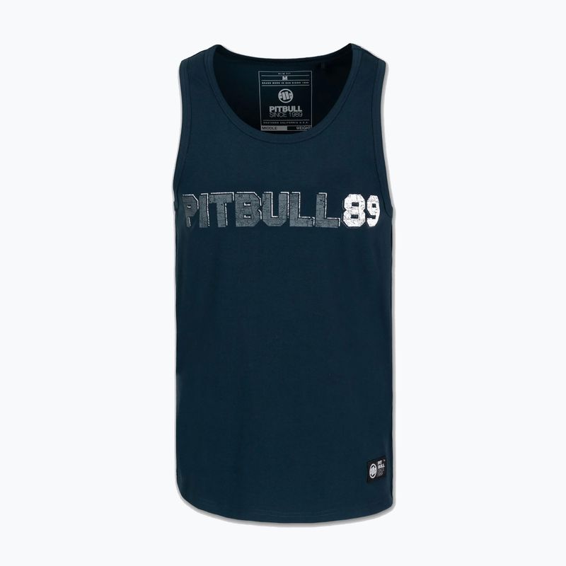 Pitbull Dog 89 dark navy men's tank top 4