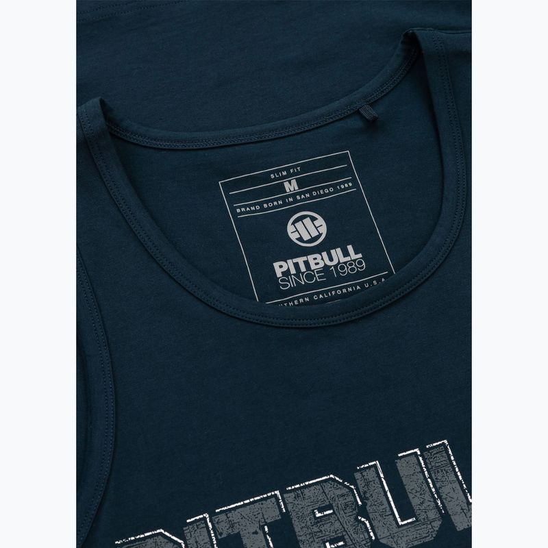 Pitbull Dog 89 dark navy men's tank top 6