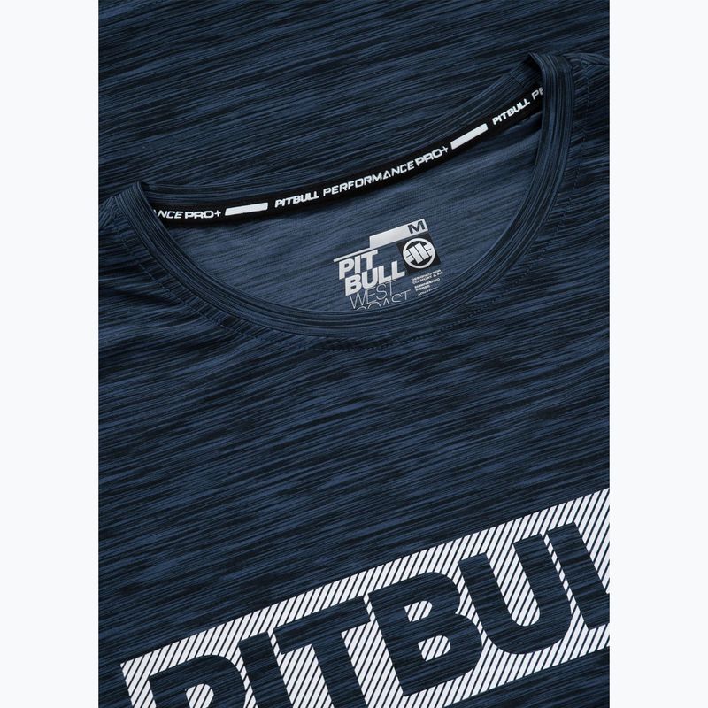 Men's Pitbull Hilltop Casual Sport T-shirt navy melange 6