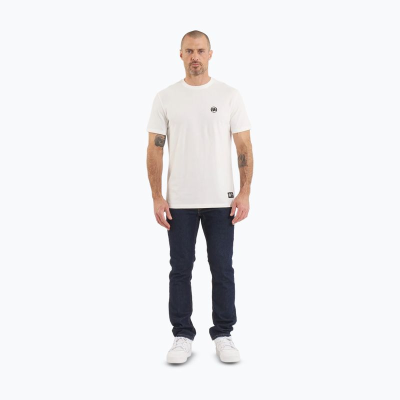 Men's Pitbull Small Logo off white t-shirt 2