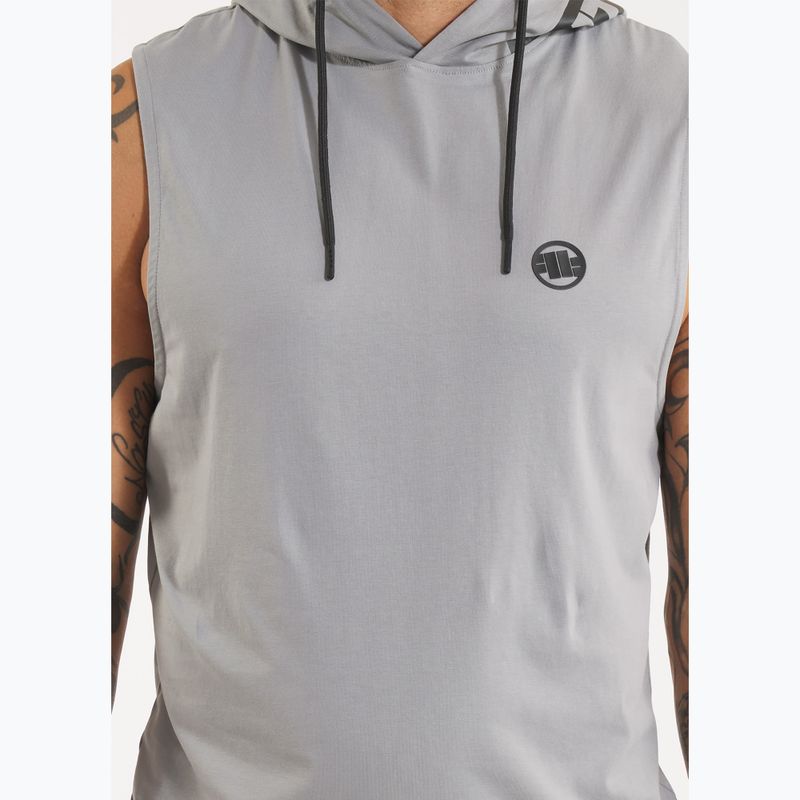 Pitbull Mercado Hilltop Hooded Sleeveless grey men's tank top 5