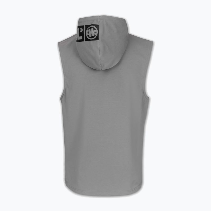 Pitbull Mercado Hilltop Hooded Sleeveless grey men's tank top 8