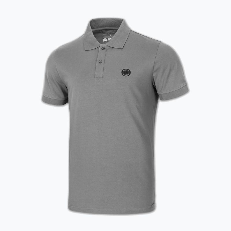 Men's Pitbull Polo Jersey Small Logo grey