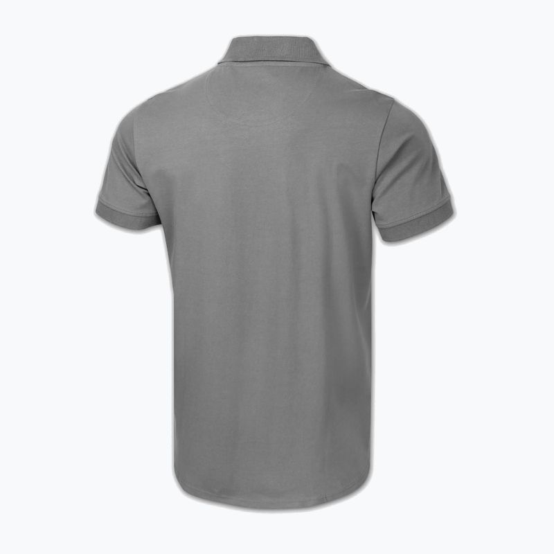 Men's Pitbull Polo Jersey Small Logo grey 2