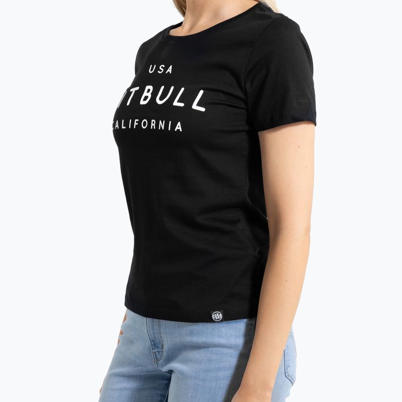 Women's T-shirt Pitbull Usa Cal black 4