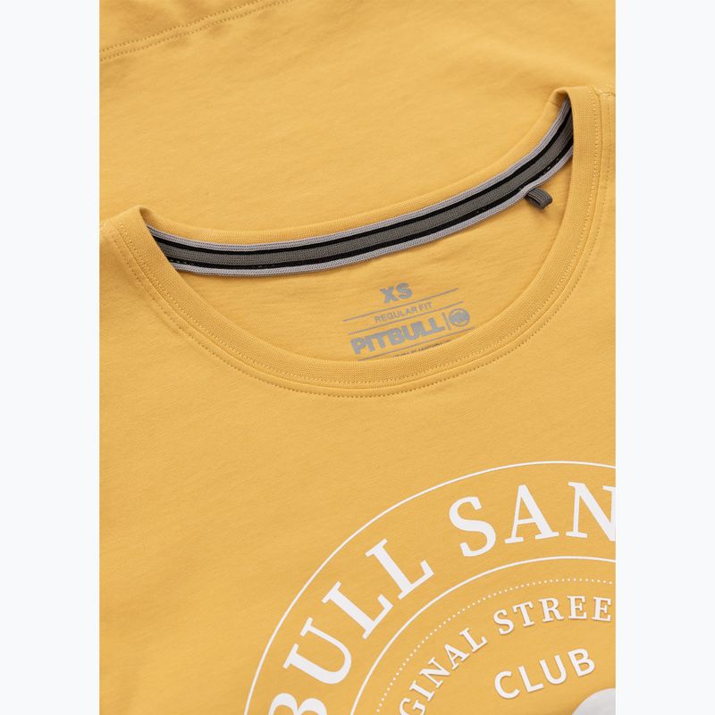 Women's T-shirt Pitbull Heartie pale yellow 3