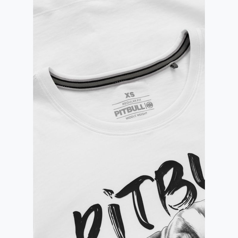 Women's T-shirt Pitbull Puppy 2 white 3